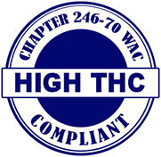 Image of High THC logo for medical marijuana