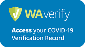 WAverify - Access your COVID-19 Verification Record with QR code.