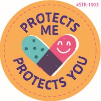 Popshop Stickers Protects Me Protects You