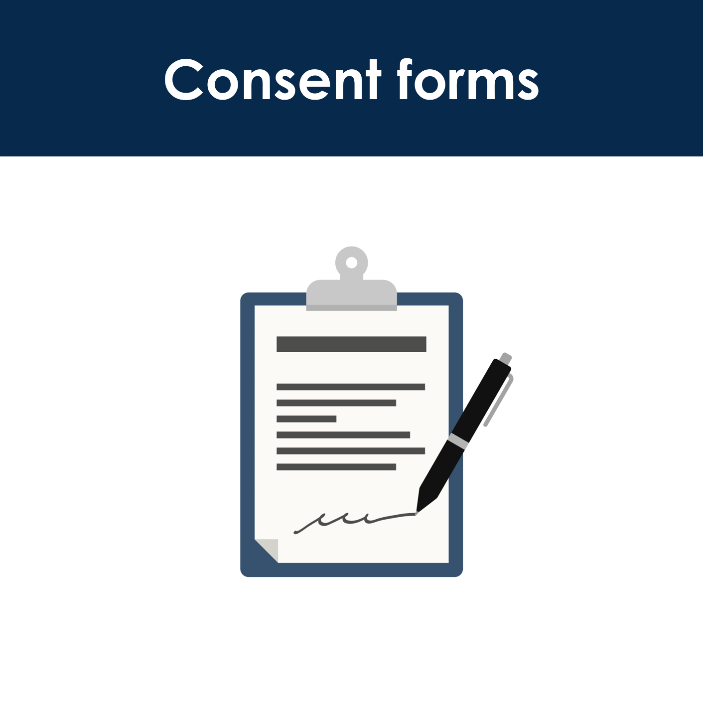 Consent forms