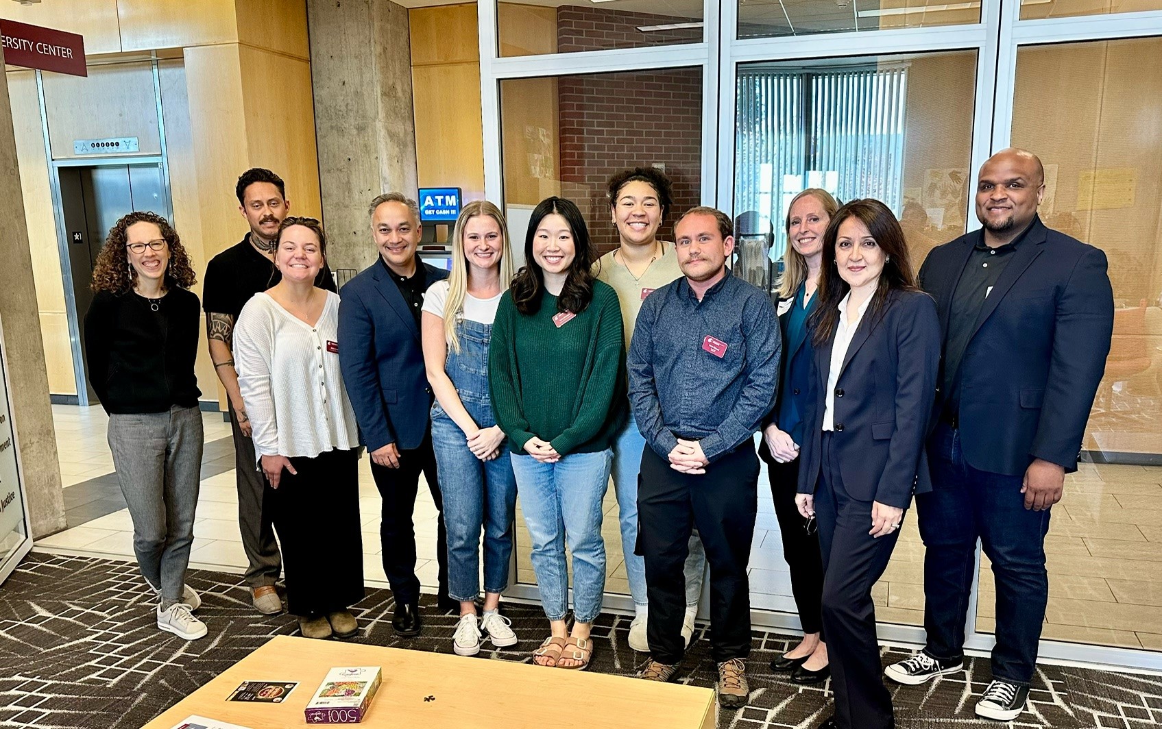 Dr. Shah with Washington State University students.