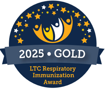 2025 Gold LTC Respiratory Immunization Award