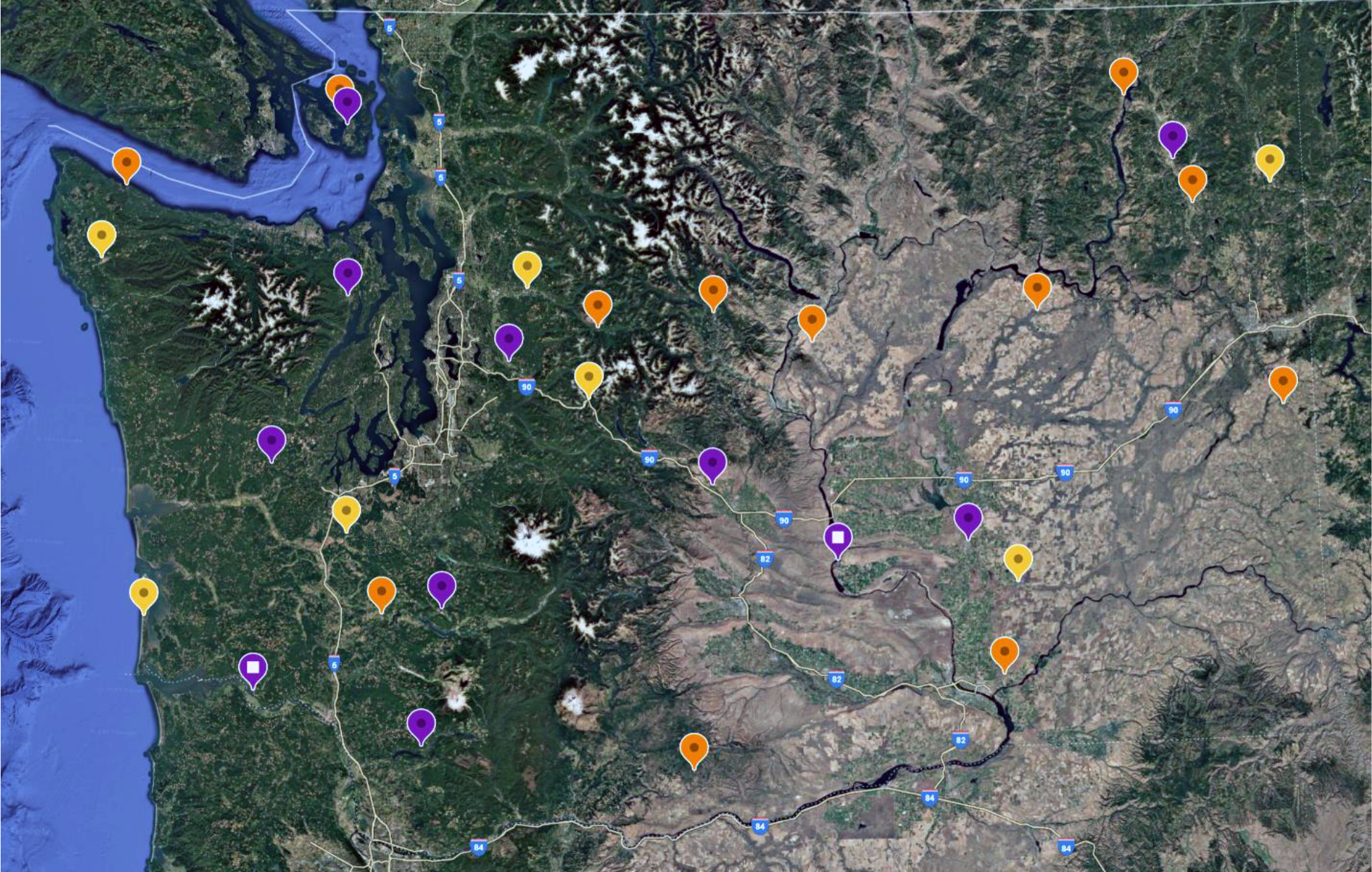Picture of Enrolled EMS Service Map