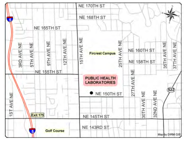 map of public health laboratories