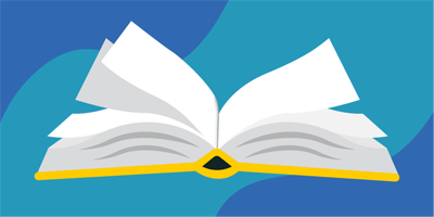 Illustration of an open book.