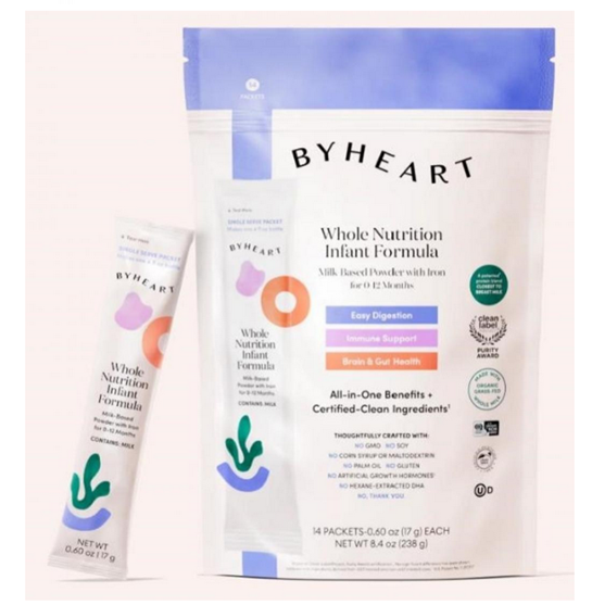 ByHeart Infant Formula Package Description
