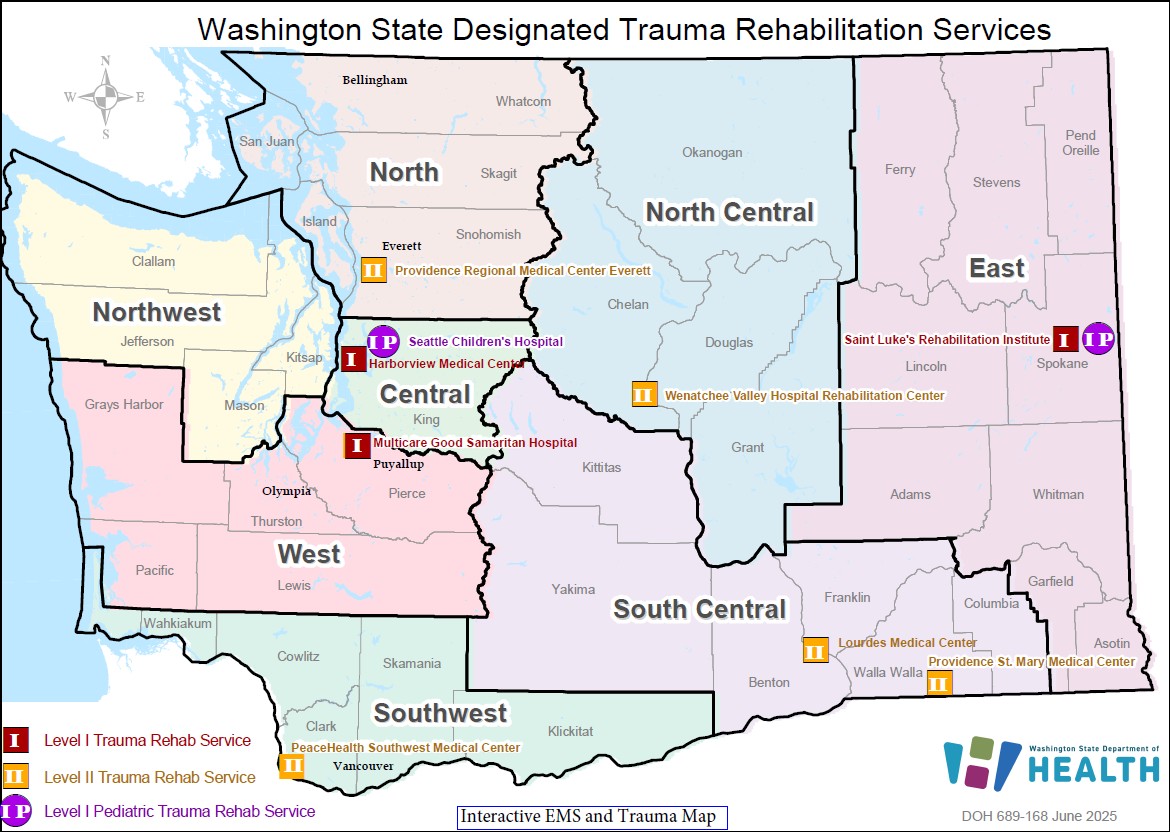 Trauma Rehabilitation Map