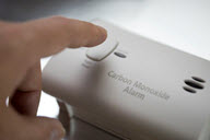 Photo of carbon monoxide detector
