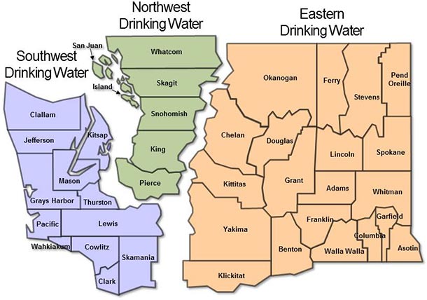 Drinking Water Regions and Counties