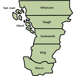 Northwest regional counties