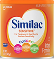 Image of a can of Similac Sensitive Infant Formula