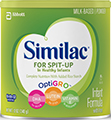 Image of a can of Similac for Spit-Up Infant Formula