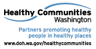 Color image of the Healthy Communities Washington logo