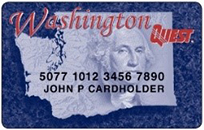 Washington state EBT card
