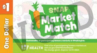 Front of Snap Market Match Currency