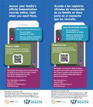 PopShop item fs05 -Both Spanish and English-Access your immunization records online